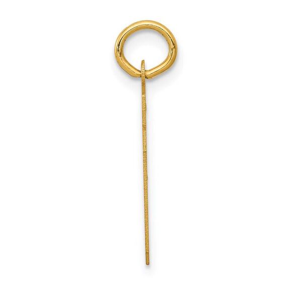 14k Yellow Gold, Jersey Collection, Small Number 39 Pendant - Picture 2 of 4